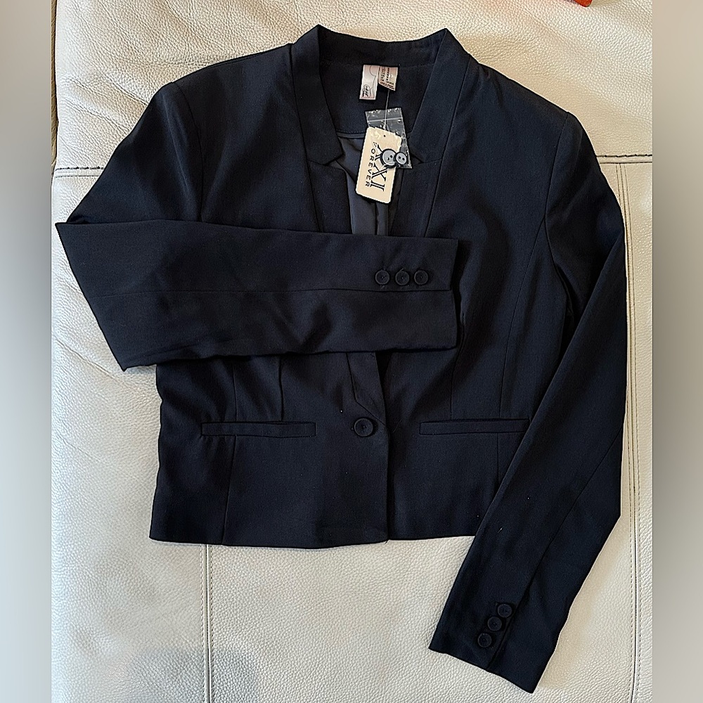 Black Short Blazer Jacket